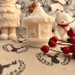 Χειροποίητο αρωματικό κερί ΄΄Carousel΄΄